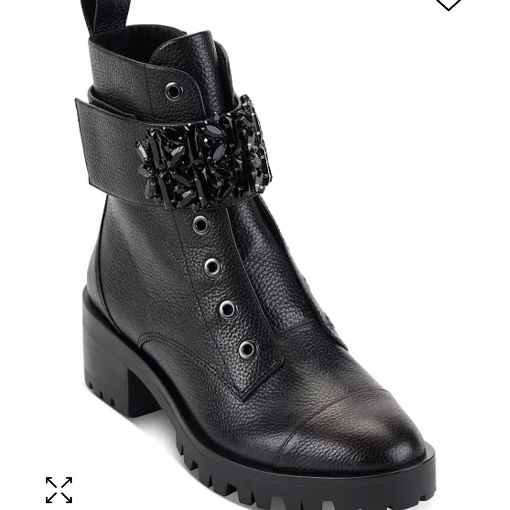 KARL LAGERFELD PARIS Women's Pippa Lug sole Booties